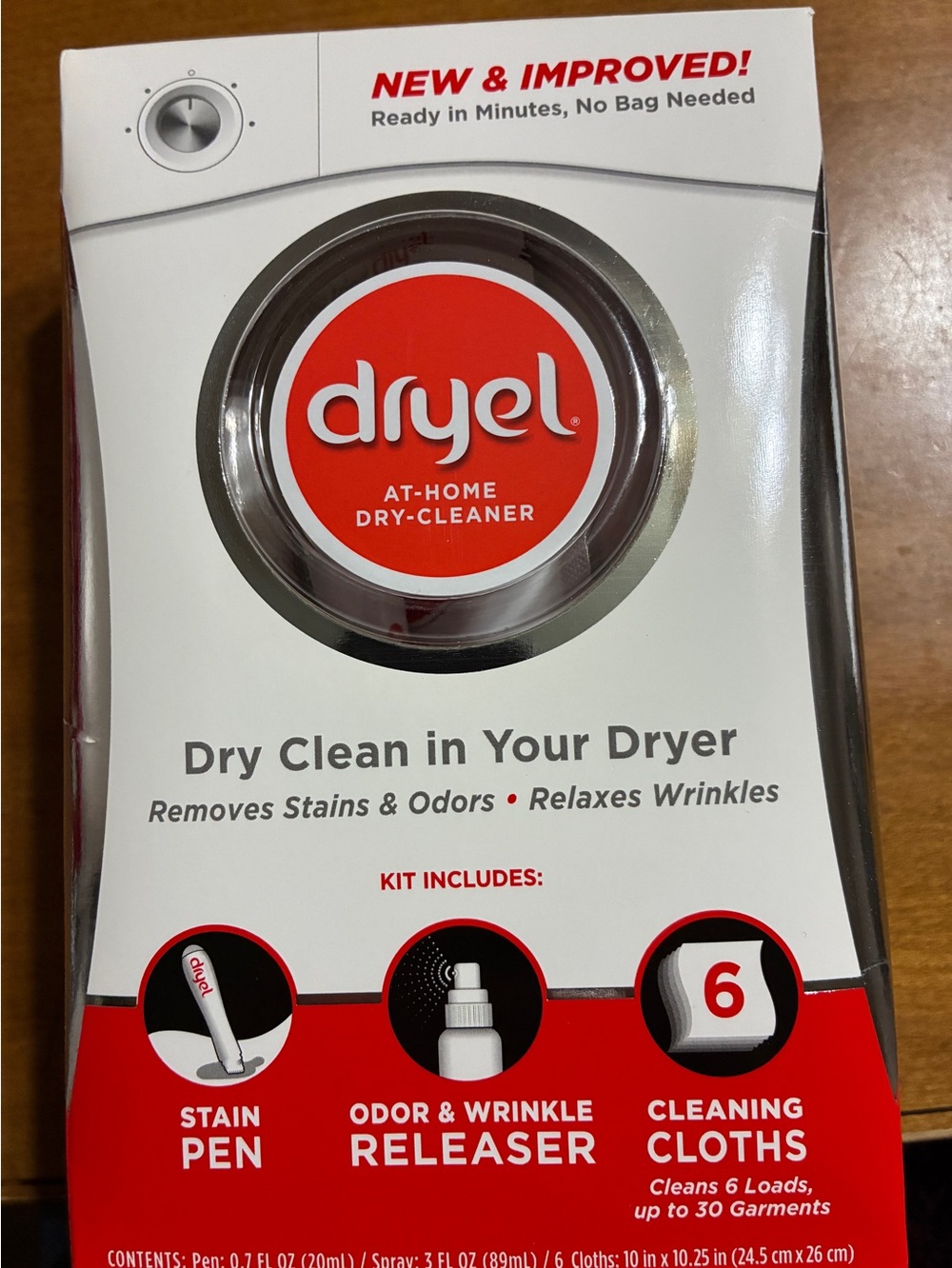 Dryel at home dry cleaning.
